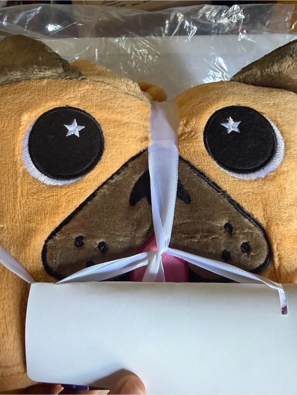 Mosh-Mosh Hooded Wearable Blanket - Pug Plush